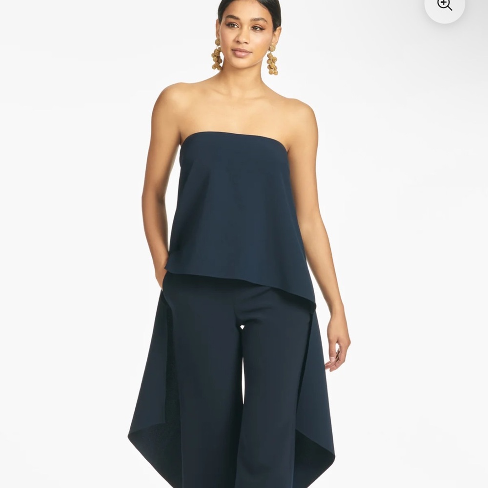 Sachin and Babi Navy Strapless Top NWT